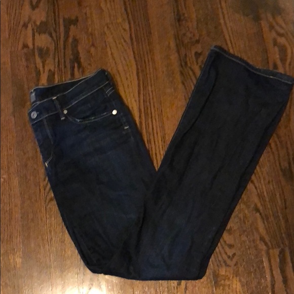 Citizens of Humanity dark denim low cut jean pants - Picture 1 of 4